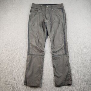 Kuhl Pants Mens 30x30 Gray Radikl Outdoor Hiking Stretch Gusseted Crotch Trail b